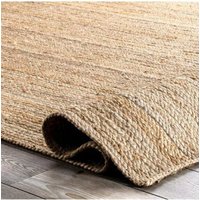 Teppiche-Jute Bereich Teppich - 240cmx300cm Teppich-8x10Ft-Handgewebt Natur Jute Teppich-Boho Teppich-Yoga Meditation Teppiche-Umweltfreundliche von ShineyFeatherUK