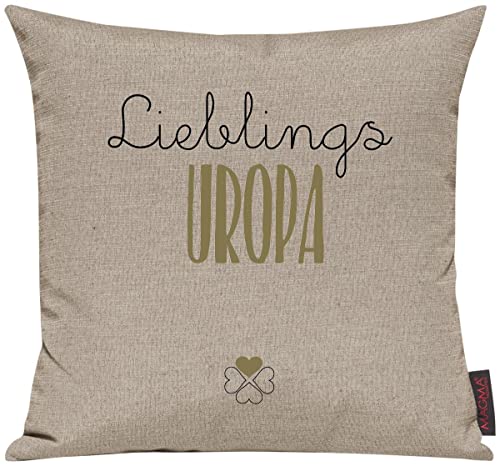 Shirtinstyle Sofakissen Lieblingsmensch Lieblings Uropa, Kissen, Sofa, Deko, Geschenk Familie Liebe, Größe 40 x 40cm, Farbe Taupe Shirtinstyle Sofakissen Lieblingsmensch Lieblings Uropa, Kissen, Sofa, Deko, Geschenk Familie Liebe, Größe 40 x 40cm, Farbe Taupe von Shirtinstyle