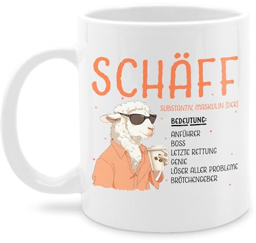 Tasse Tassen 325ml - Job & Beruf - Schäff - Geschenk Chef Leiter Vorgesetzter Anführer Lustig Witzig Weihnachten - 325 ml - Weiß - witzige für den kaffeetasse vorgesetzten kaffeetassen bester von Shirtracer