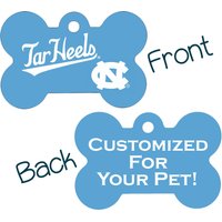 Unc Tar Heels 2-Seitige Haustier Id Hundemarke | Offiziell Lizenzierte Personalisiert Für Dein von ShopInstaPets