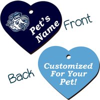 Unc Tar Heels 2-Seitige Haustier Id Tag Für Hunde & Katzen | Offiziell Lizenzierte Personalisiert Dein von ShopInstaPets