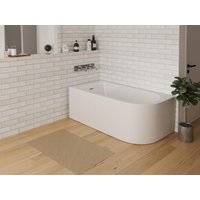 Eckbadewanne - 201L - 150 x 75 x 58 cm - Ecke Links - Weiß - AKINA von Shower & Design
