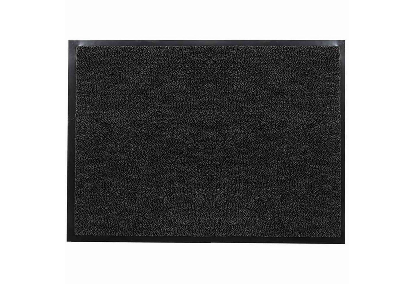 Fußmatte Fußmatte Mono 40x60 anthrazit Schmutzfangmatte Fußabtreter Haushalt wo, Siena Home von Siena Home