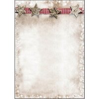 SIGEL Weihnachtsbriefpapier Winter Chalet Motiv DIN A4 90 g/qm 25 Blatt von Sigel