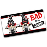 Biker Wichtel Metall Kranz Schild - Harley Gnome 15x12" Girl Und Guy Schild, Motorrad Dekor, Niedliches 7-Sum001 von SignsbyLindaNee