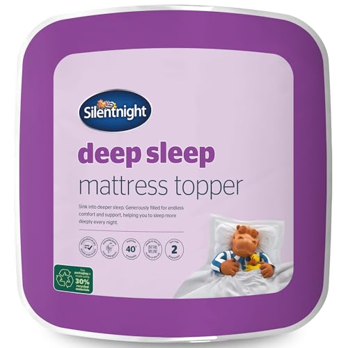 Silentnight Deep Sleep Matratzenauflage, weiß, Super King von Silentnight