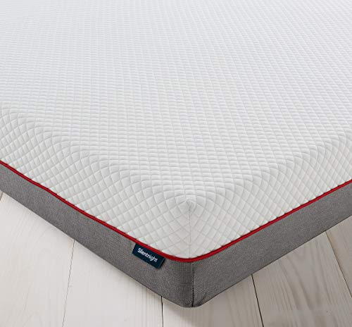 Silentnight Responsive Memory Rolled Foam Schaumstoffmatratze, weiß/grau, King Size von Silentnight