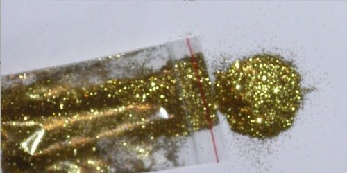 SILK PLASTER GLITZER GOLD Punkte Dekorputz Flüssigtapete Rauhfaser-Alternative Tapete Baumwollputz von Silk Plaster