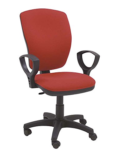 Express Mirage Bürostuhl Drehstuhl mit Armlehnen, rot, 60 x 60 x 94 cm von Silla Express