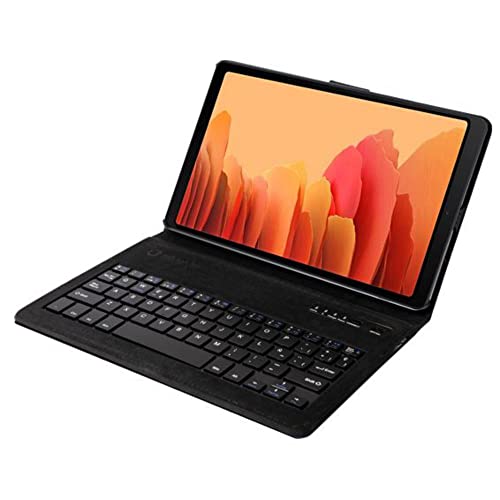 Silver HT - Hülle mit Bluetooth-Tastatur für Samsung TAB A7 2020 (T500 / 505) 10.4". Spanische Tastatur. Rot von SILVERHT