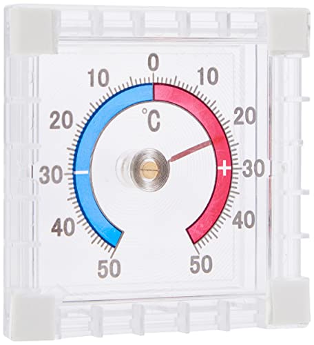 Silverline 985719 Innen-/Außen-Klebethermometer -50 bis +50 °C von Silverline