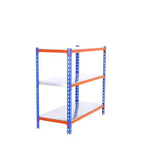 Simonrack Metallregal ohne Schrauben KIT SIMONCLICK 3/300 900 Blau/Orange/Galva von Simonrack