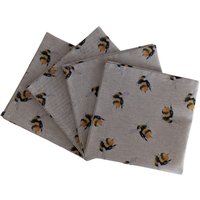 Bumble Bee Servietten 4Er Set Baumwolle von SimplyDivineThings