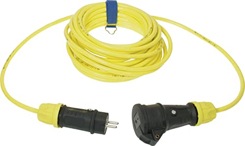 SIROX® Verlängerung H07BQ-F mit Federklappdeckel Leitungsfarbe gelb, Querschnitt 3 x 2,5 mm², Länge 25 m von Sirox