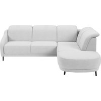 sit&more Ecksofa "Blues L-Form", wahlweise mit Klapptisch und USB von Sit&More