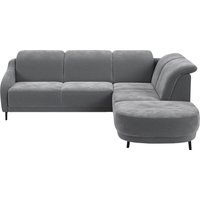 sit&more Ecksofa "Blues L-Form", wahlweise mit Klapptisch und USB von Sit&More