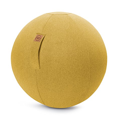 Sitzball Felt Filzimitat senf ca. 65cm Ø von Sitting Ball