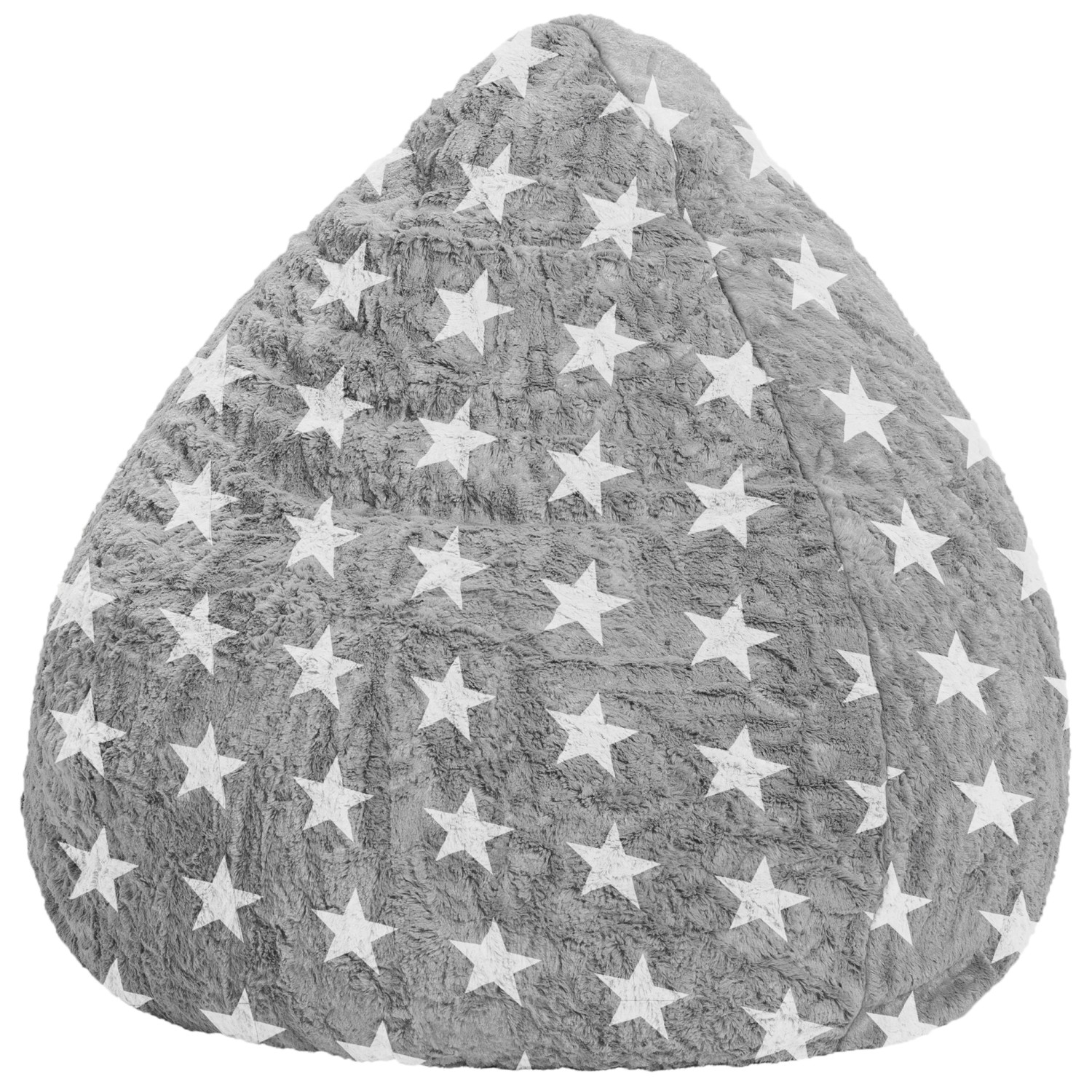 Sitting Point Sitzsack BeanBag Fluffy Stars 220 l Grau von Sitting Point