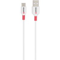 Skross USB-Kabel USB 2.0 USB-A Stecker, USB-C® Stecker 1.20m Weiß Rund SKCA0002A-C120CN von Skross