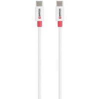 Skross USB-Kabel USB 2.0 USB-C® Stecker, USB-C® Stecker 2.00m Weiß Rund SKCA0006C-CMULTICN von Skross