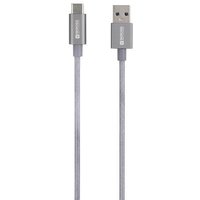 Skross USB-Kabel USB 3.2 Gen1 (USB 3.0 / USB 3.1 Gen1) USB-A Stecker 1.20m Space Grau Rund, Flexibel von Skross