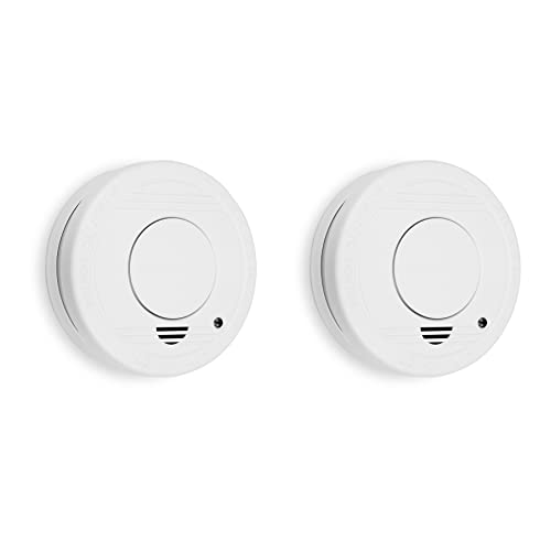 Smartwares 2er Pack TÜV geprüfter Rauchmelder/Feuermelder, DIN EN 14604 zertifiziert, RM250/2, 2er Pack von Smartwares