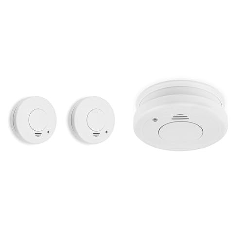 Smartwares 2er Pack TÜV geprüfter Rauchmelder/Feuermelder & Rauchmelder - 10 Jahren Lebensdauer - TÜV geprüft - DIN EN 14604 Zertifiziert - 10.044.62-1er Pack von Smartwares