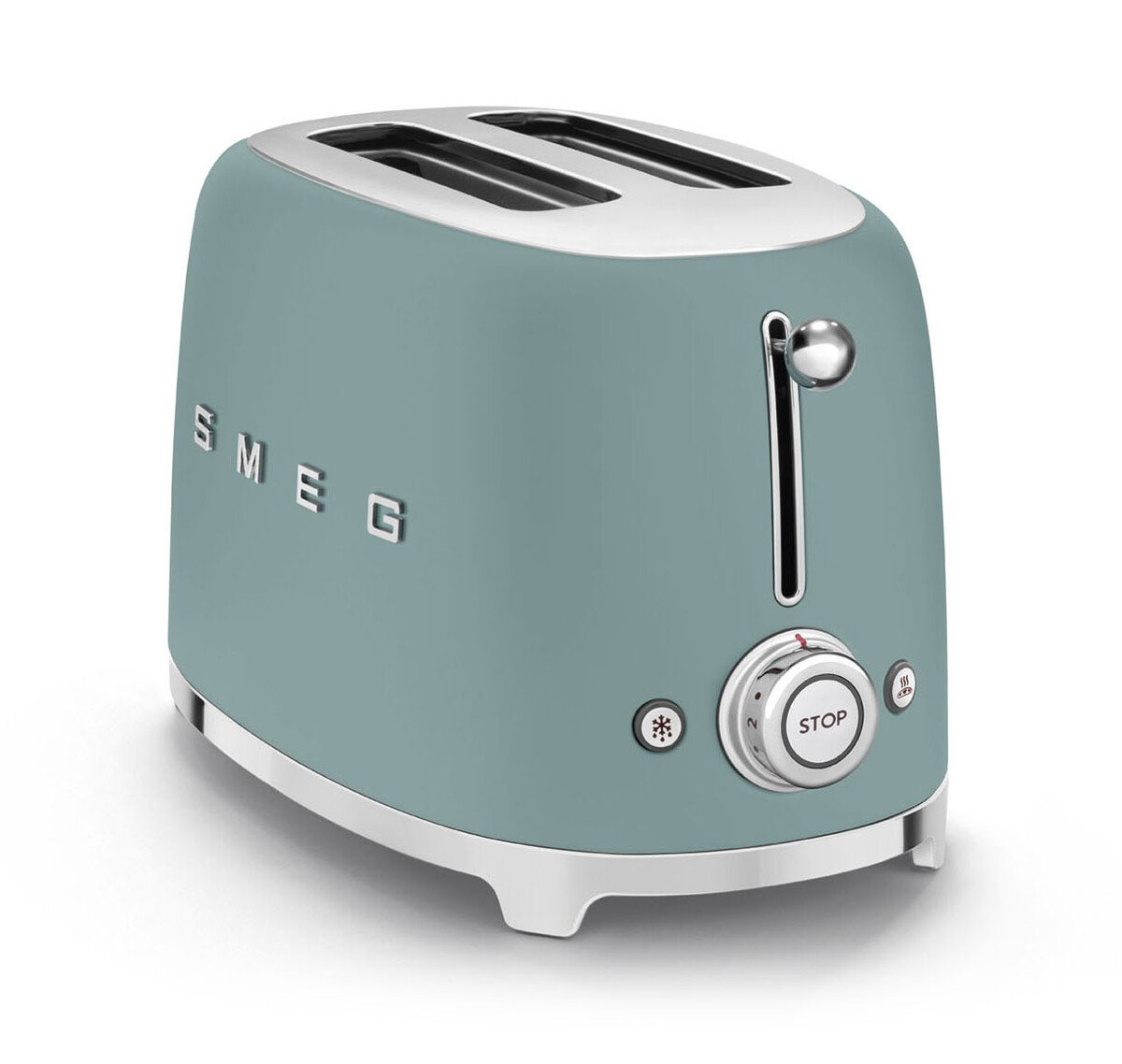 Smeg 2-Schlitz-Toaster TSF01 31 cm 950 W 50's Style emerald green von Smeg