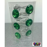 Grüner Kristall Duschvorhanghaken - Duschvorhänge Jade Duschvorhänge-Haken Wohnheim Dekor Badezimmer Badezimmerzubehör von SoEpicCreations
