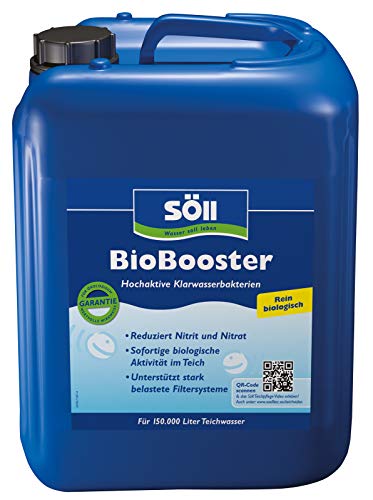 Söll 80409 BioBooster 5 l - biologischer Teichwasseraufbereiter, hochaktive Klarwasserbakterien, erneuern Gleichgewicht im Gartenteich Fischteich Schwimmteich Söll 80409 BioBooster 5 l - biologischer Teichwasseraufbereiter, hochaktive Klarwasserbakterien, erneuern Gleichgewicht im Gartenteich Fischteich Schwimmteich von Söll