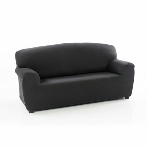 Sofakover® Super elastischer Sofabezug für 2-Sitzer, atmungsaktiv, bequem und langlebig, Sofaüberwurf, einfach anzubringen, Maße 140-180 cm, Grau von Sofakover