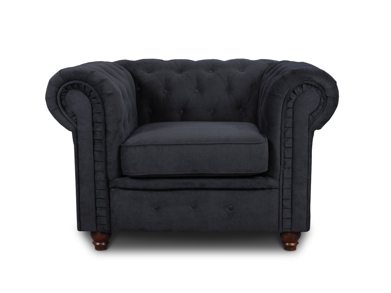 Sofnet Ohrensessel Asti 1, Chesterfield Sessel, Sofagarnitur, Glamour Couch von Sofnet