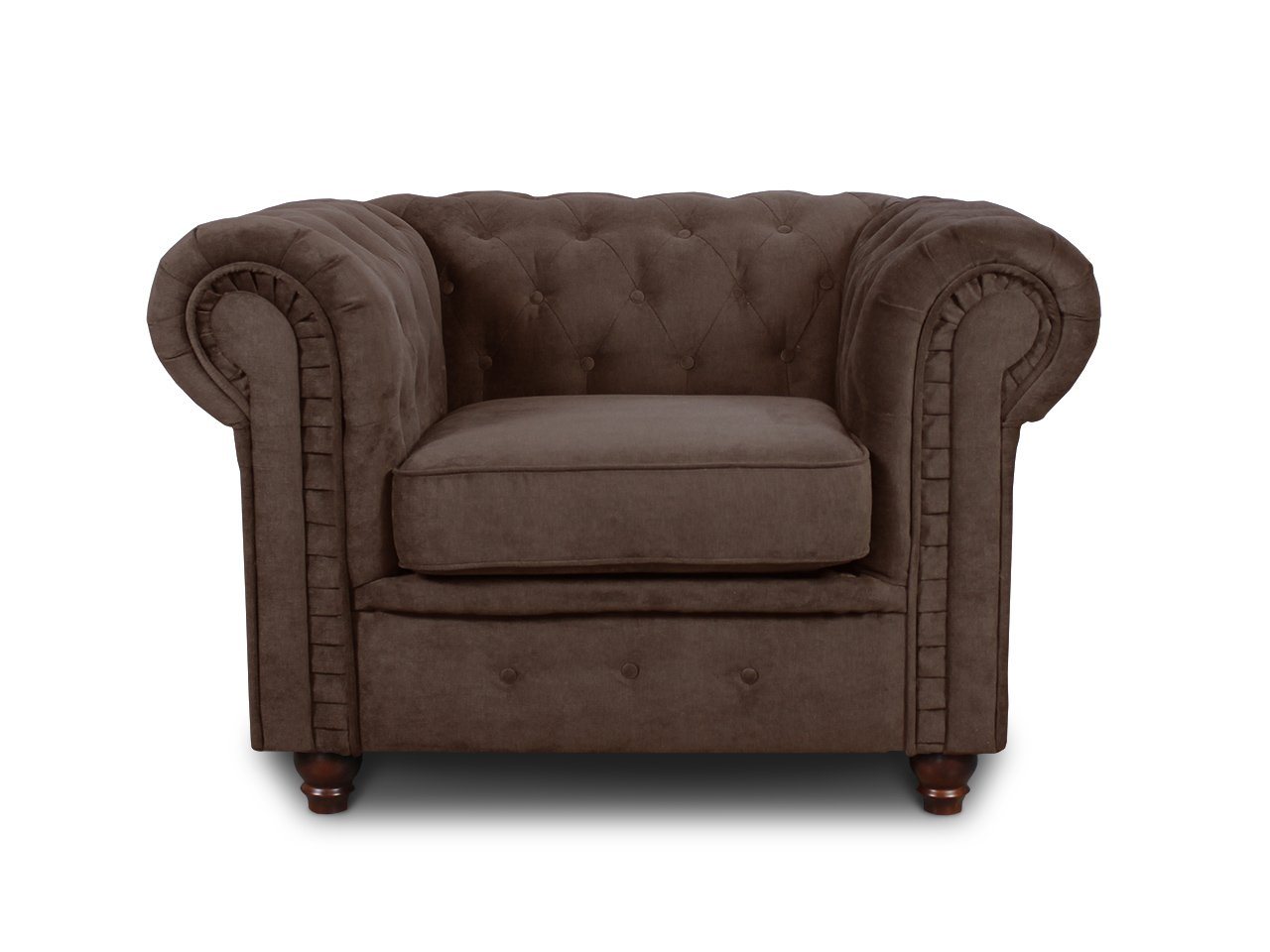 Sofnet Ohrensessel Asti 1, Chesterfield Sessel, Sofagarnitur, Glamour Couch von Sofnet