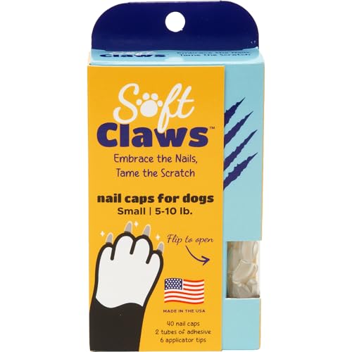 Soft Claws Inc Hunde-Weiche Krallen Hunde und Katzen Nail Kappen Take Home Kit, klein, Natur von Soft Claws