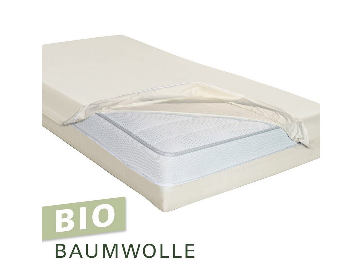 Encasing Bio Cotton Softsan, Milbenschutzbezug für Matratzen von Softsan