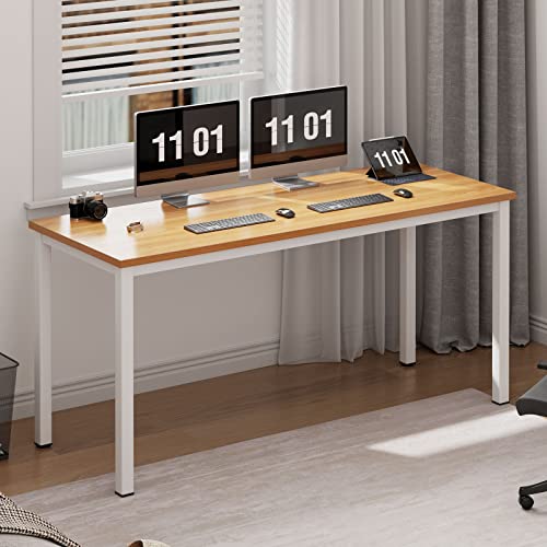 SogesHome Computertisch Schreibtisch 120 x 60 x 75 cm PC Schreibtisch Büro Schreibtisch Workstation für Home Office Verwenden Schreibtisch, Esstisch Konferenztisch, AC3BW-120-SH von SogesHome