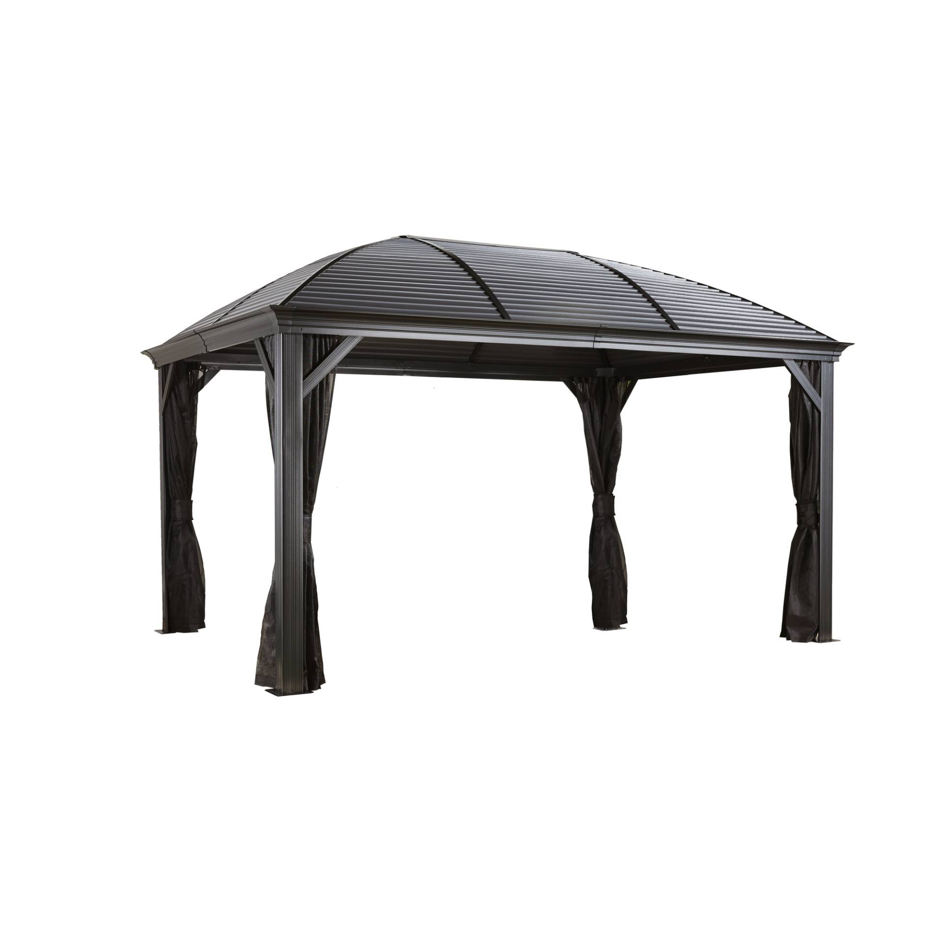 Sojag Pavillon 'Moreno 10 x 14' anthrazit 298 x 423 x 283 cm von Sojag