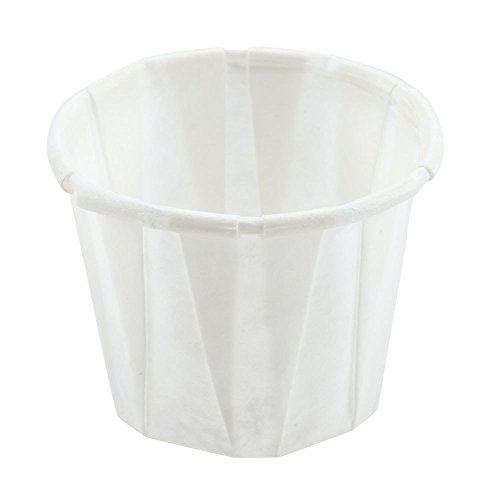 JenPak Papier-Souffle-Förmchen, 60 ml, gewachstes Papier, Auflaufförmchen, Portionsförmchen, Saucentöpfe, Gewürztöpfe, 250 Stück von Solo