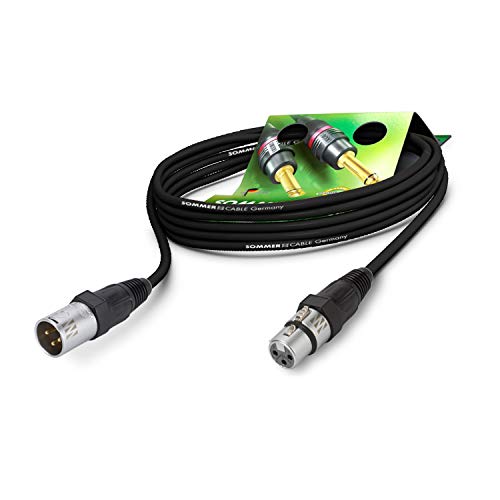 Sommer Cable GA1B-0250-SW-SW XLR Anschlusskabel [1x XLR-Buchse 3 polig - 1x XLR-Stecker 3 polig] 2.5 von SommerCable