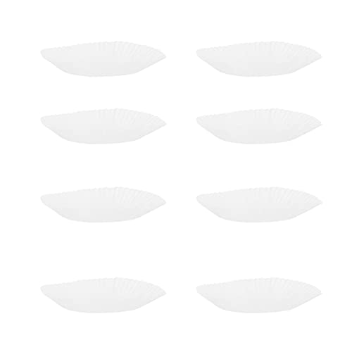 50 STÜCKE Luftfritteuse Einweg-Papiereinlage, Antihaft-Fritteuse, Ölpapier, Backfritteuse, Papiereinlage für Dessertgeschäft) (Weißes Bratpfannenpapier, kleines Format, 50) von Sonew