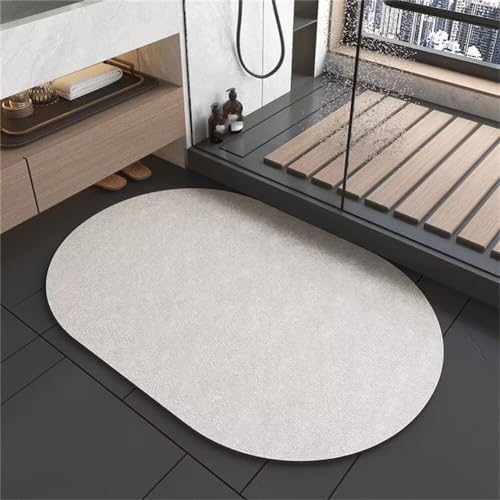 Badezimmer Teppiche, Badezimmerteppich rutschfest, Bathroom Mat Quick Dry, Duschvorleger Stein, Fußmatte Dusche Waschbar Abstrakt Wasserdicht, Wohnraum KüChe Toilett Badezimmer Teppiche Deko 40x60cm von Songtt