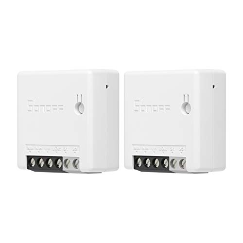 SONOFF Zigbee MINI 2PCS DIY Smart Switch, Zigbee Schalter,APP Control, ZigBee3.0 Protocol, SONOFF ZBBridge/Amazon Hub/Samsung SmartThings Hub/Philips Hue Required, Voice Control via Alexa/Google home von SONOFF