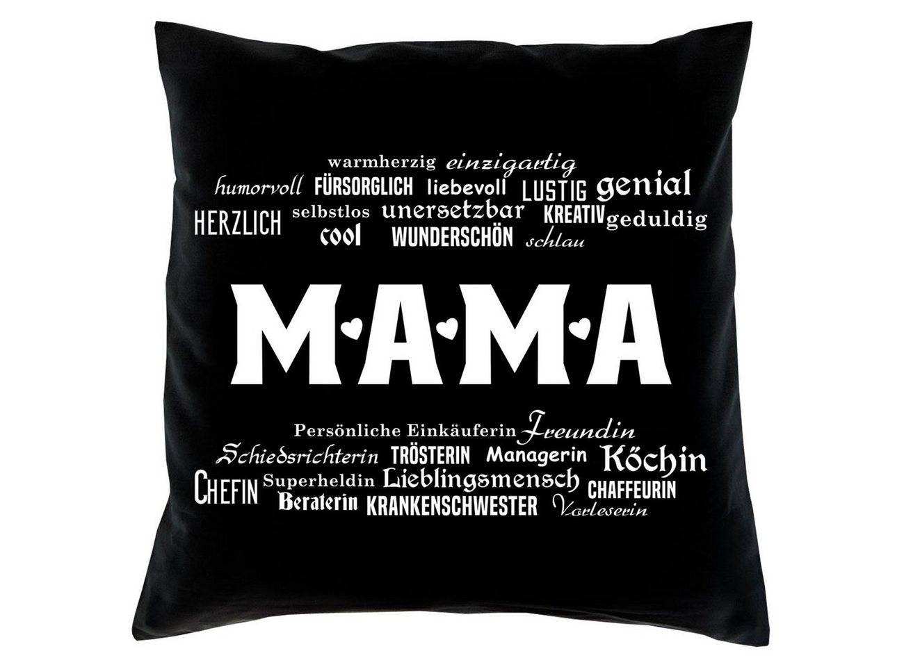 Soreso® Dekokissen Kissen + Urkunde Geschenk für Mama Geburtstag Muttertag Weihnachten, Geburtstagsgeschenk Weihnachtsgeschenk Muttertagsgeschenk von Soreso®