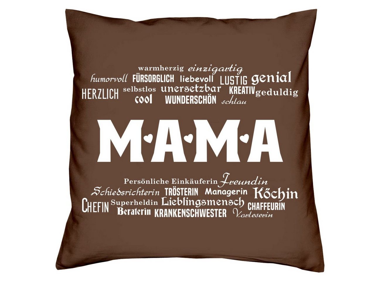 Soreso® Dekokissen Kissen + Urkunde Geschenk für Mama Geburtstag Muttertag Weihnachten, Geburtstagsgeschenk Weihnachtsgeschenk Muttertagsgeschenk von Soreso®