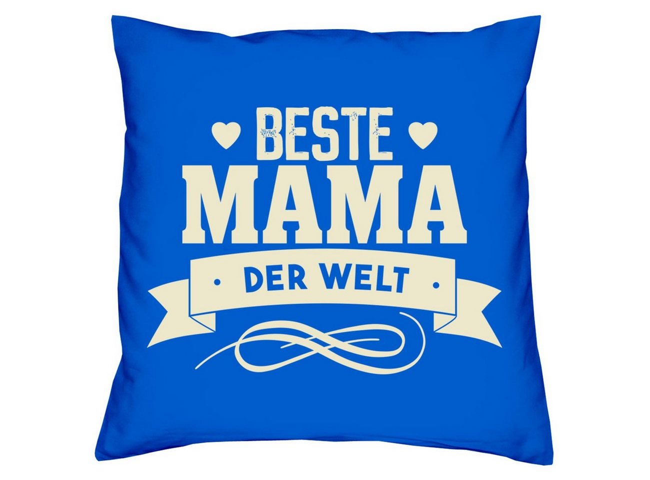 Dekokissen Kissen Beste Mama der Welt & Urkunde, Geschenke Weihnachten Geburtstag Muttertag von Soreso®