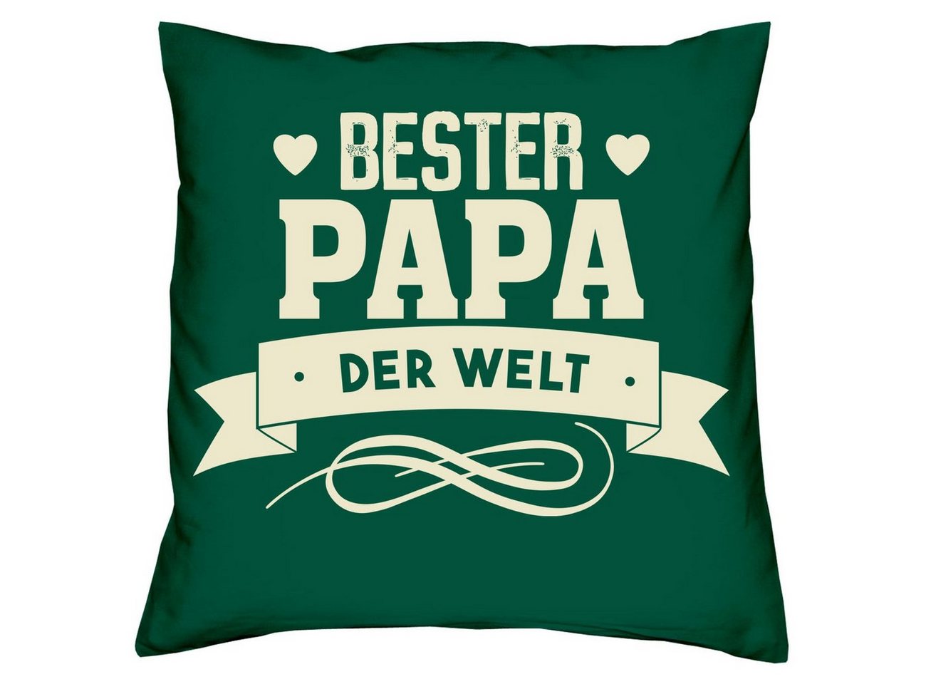 Dekokissen Kissen Bester Papa der Welt & Urkunde für den Weltbesten Papa, Geschenk Geburstag Vatertag Weihnachten von Soreso®