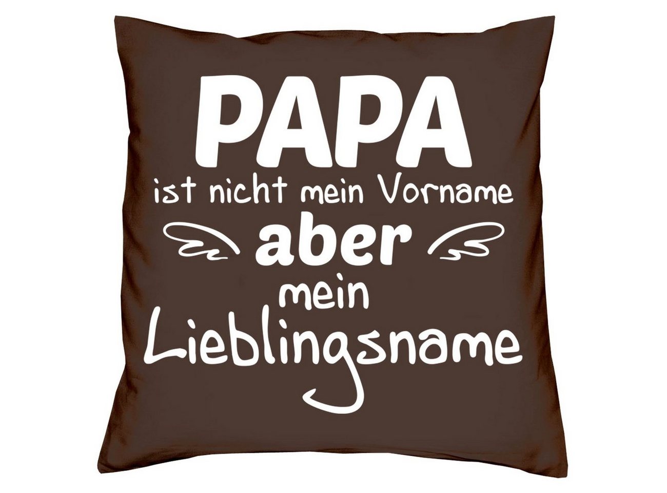 Dekokissen Kissen Papa Lieblingsname & Urkunde für den Weltbesten Papa, Geschenke Weihnachten Geburtstag Vatertag von Soreso®