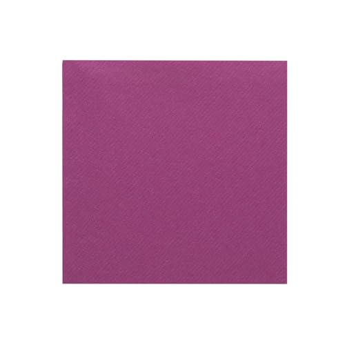 Sovie HORECA Linclass® Airlaid Tischdecke 80x80 cm, Mitteldecke stoffähnlich, praktisches Einmal-Tischtuch, edle Tischdeko, 20 Stück, Violett-Pink von Sovie HORECA
