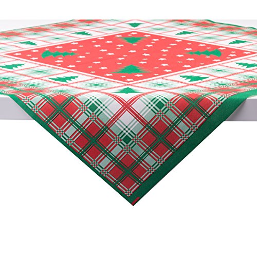 Sovie HORECA Tischdecke Klaus | Airlaid 80x80cm Einmal-Mitteldecke | stoffähnlich praktisch | edle Tischdeko Weihnachten | 20 Stück von Sovie HORECA