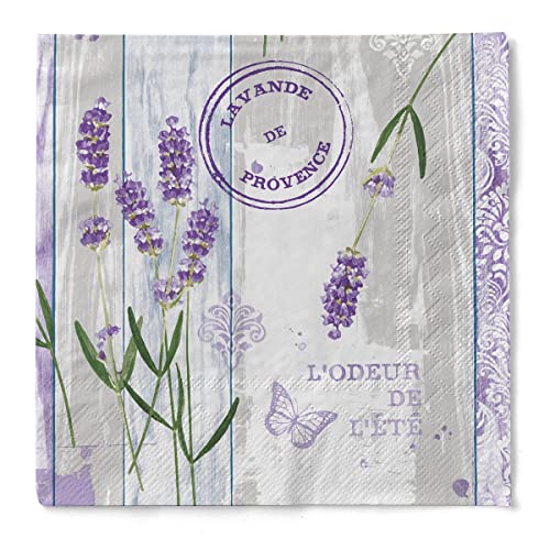 Sovie HORECA Tissue Serviette Lavinia | saugstarke und hochwertige Servietten für den Frühling | 33x33 cm | 100 Stück von Sovie HORECA